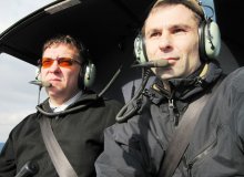 Privátní let pilotem vrtulníku na zkoušku