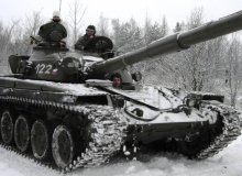 Řízení bojového tanku T55