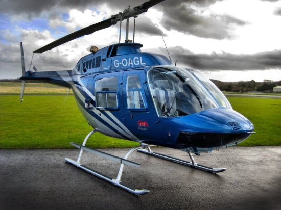 Vyhlídkový let vrtulníkem Bell 206